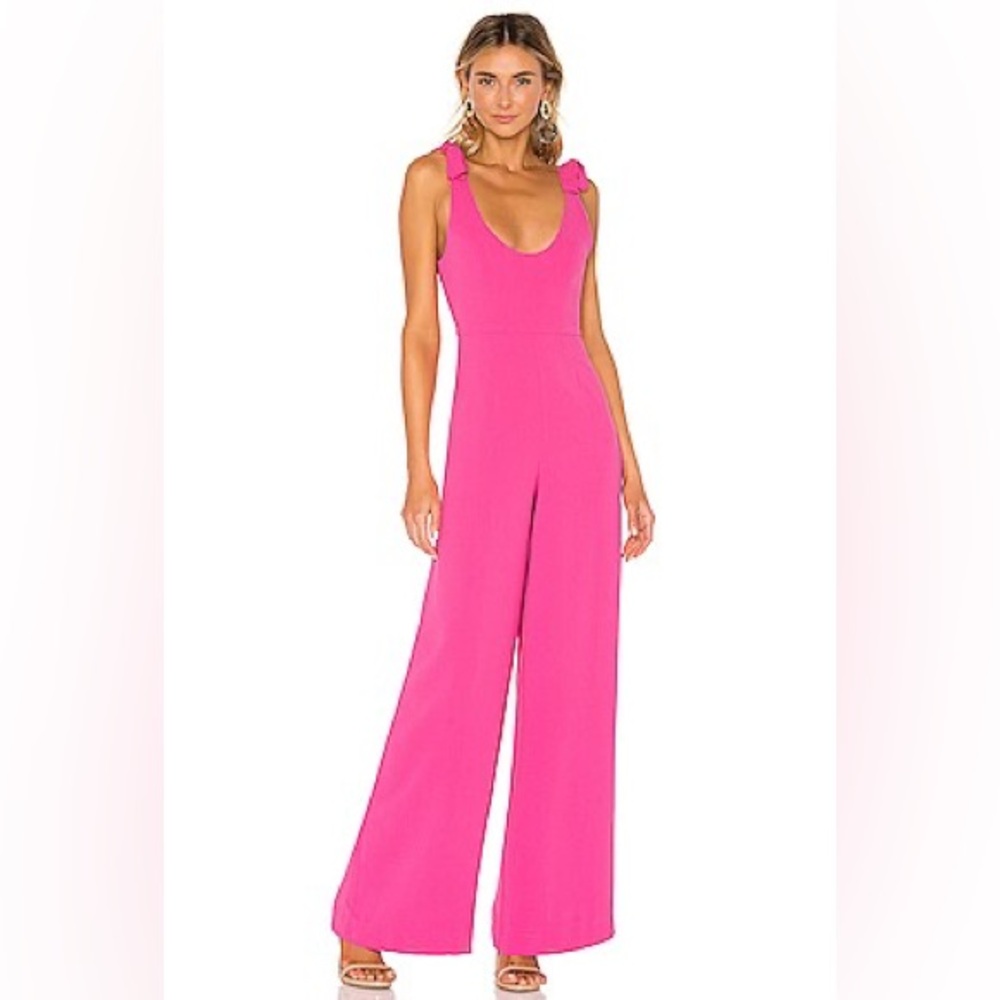 NBD Pink Clover Jumpsuit
